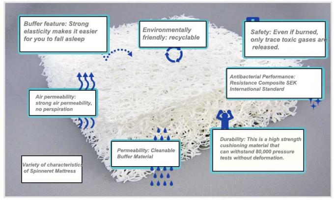 Spinndüsen-Matratzen-Kunststoffplatte-Verdrängungs-Linie für medizinische gesunde Industrie